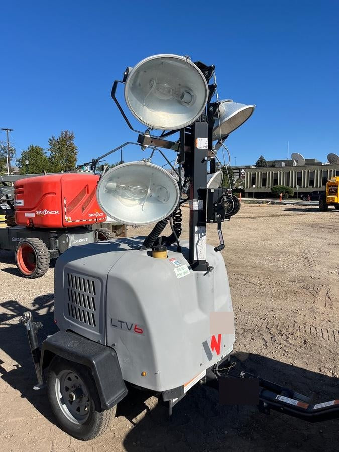 2019 Wacker Neuson LTV6L-MH Mobile Light Tower w/Fuel Level Sensor Installed