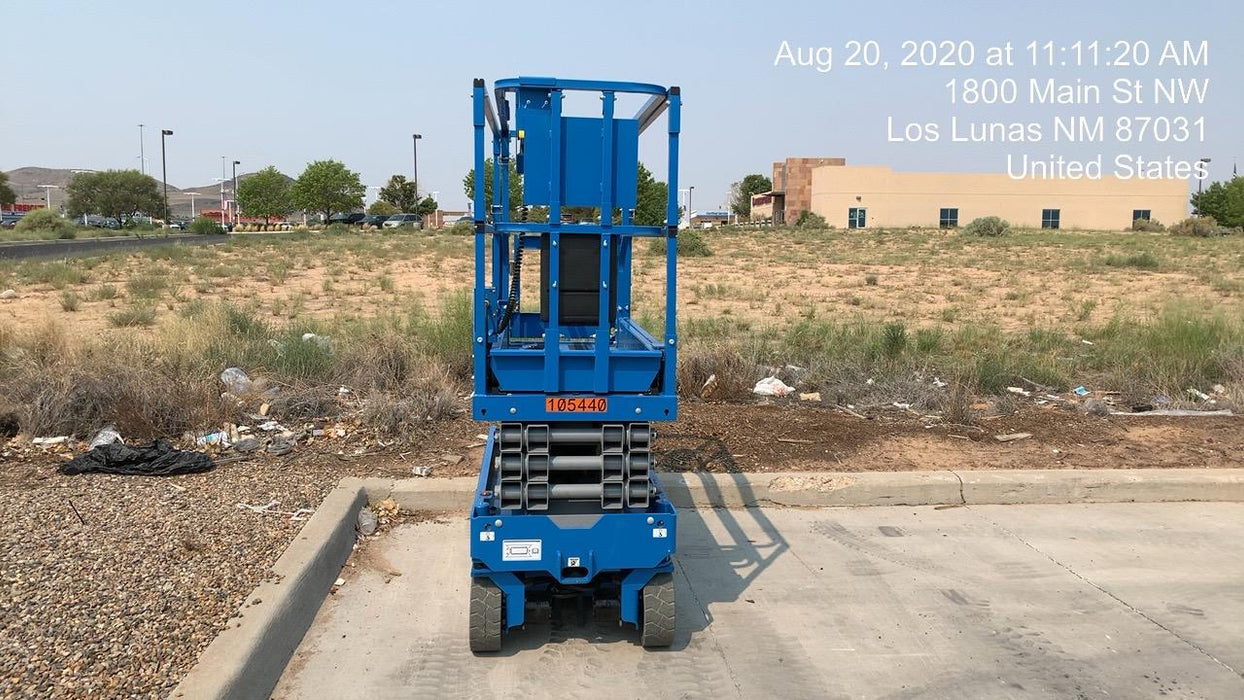 2020 Genie GS-1930 Solid Non Marking Tires, Beacon, Folding rails with half height swing gate