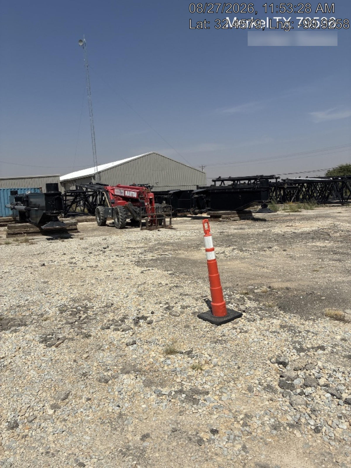 2018 Manitou MTA10055 MTA10055 - 74 HP T4, Canopy, Worklights/Strobe, Beacon, 66" Carriage, 60" Forks, Solid Tires, Lift Hook, Aux Hydraulics