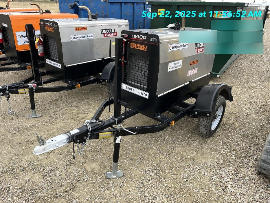 2024 Lincoln Electric LE400 Kubota V1505, Trlr, Cable Rack, Light Kit, ES Decals, T3