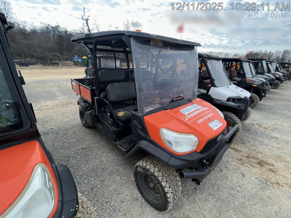 2020 Kubota RTV-X1140 4 - Seat UTV, 4WD, Canopy, Standard Rental Specs