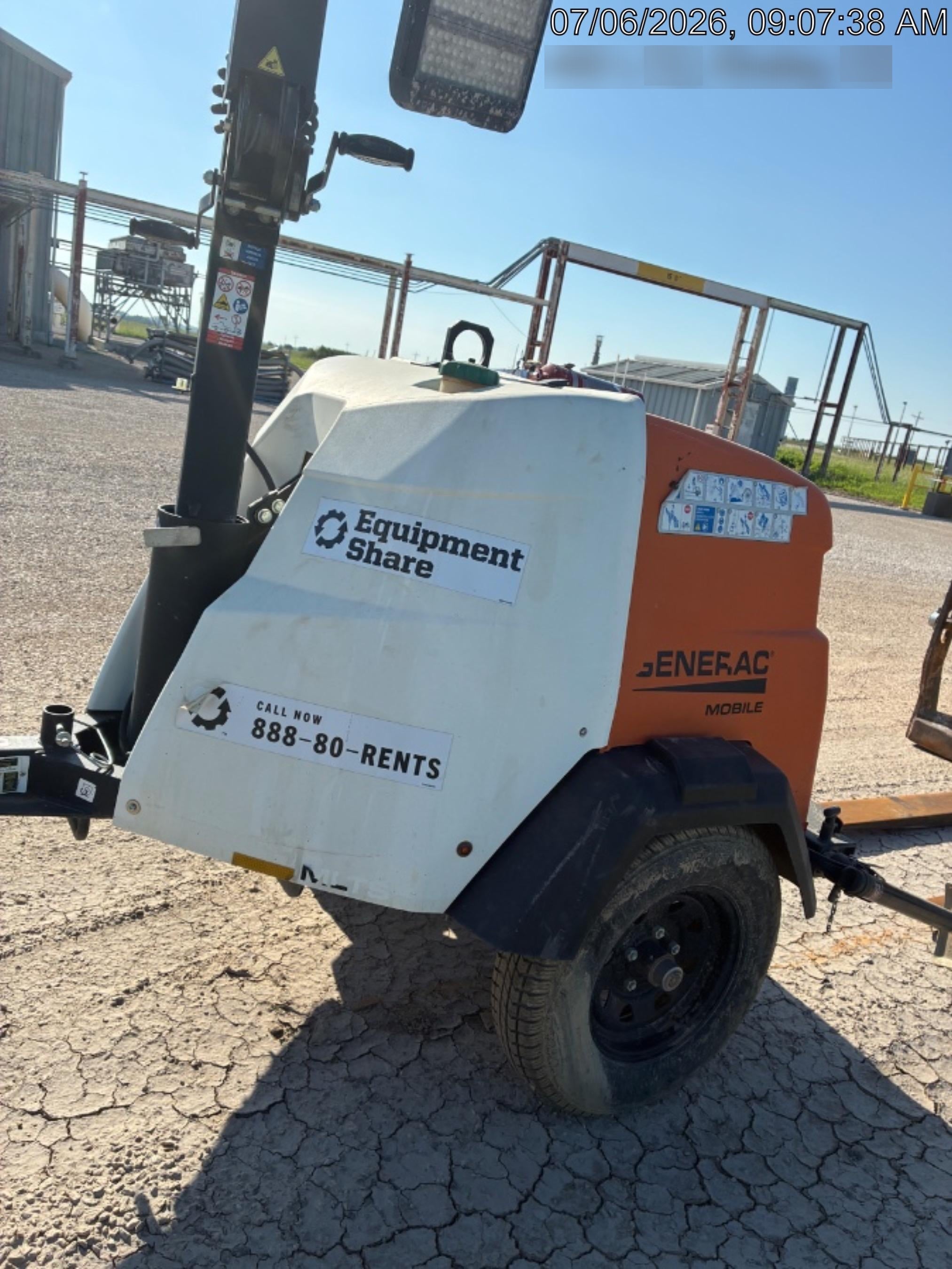 2023 Generac MLT2 Diesel, Flex Switch 120V Input, Powerzone Controller, 
(4) 320W LED Lights, 4kW Generator, 39.9 Gal Fuel Tank, 2" Ball, T3
