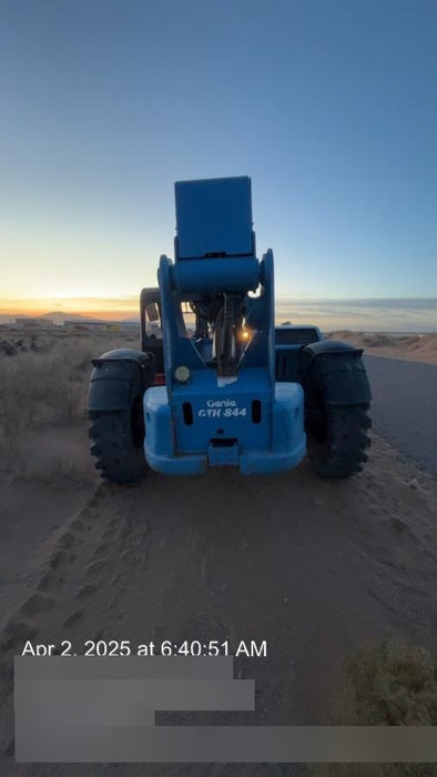 2018 Genie GTH-844 Genie GTH-844 w/ROPS, Work Lights, Solid Tires, RH Cab Mesh, Beacon, 60" Carriage and Forks