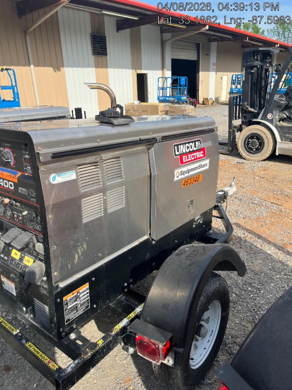 2024 Lincoln Electric LE400 Kubota V1505, Trlr, Cable Rack, Light Kit, ES Decals, T3
