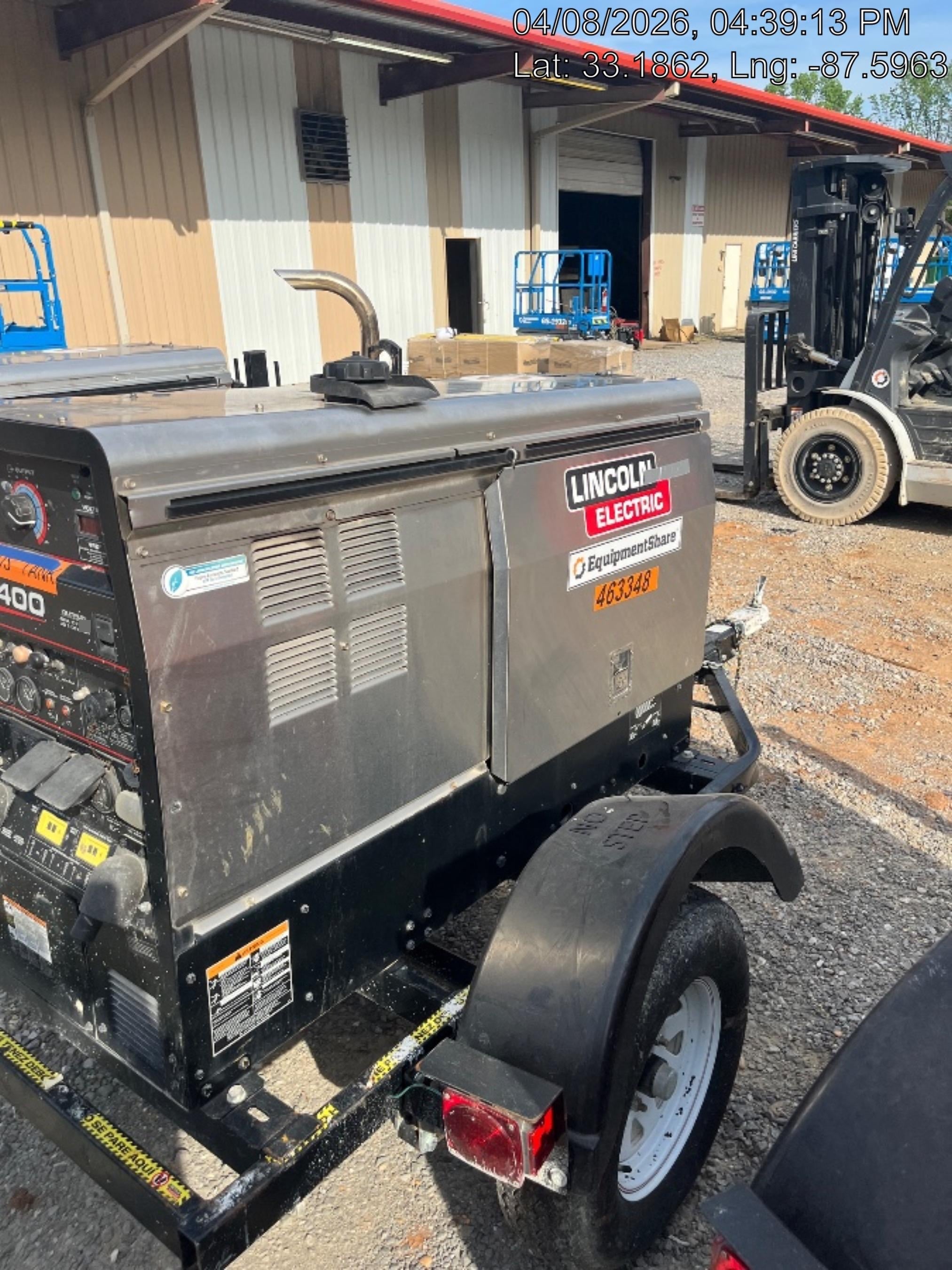 2024 Lincoln Electric LE400 Kubota V1505, Trlr, Cable Rack, Light Kit, ES Decals, T3