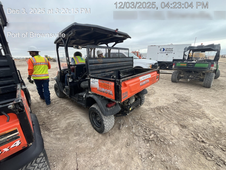 2020 Kubota RTV-X1140W-H Canopy, 4-Seater, Diesel, Windshield Acrylic Clear, Strobe Light, Backup Alarm