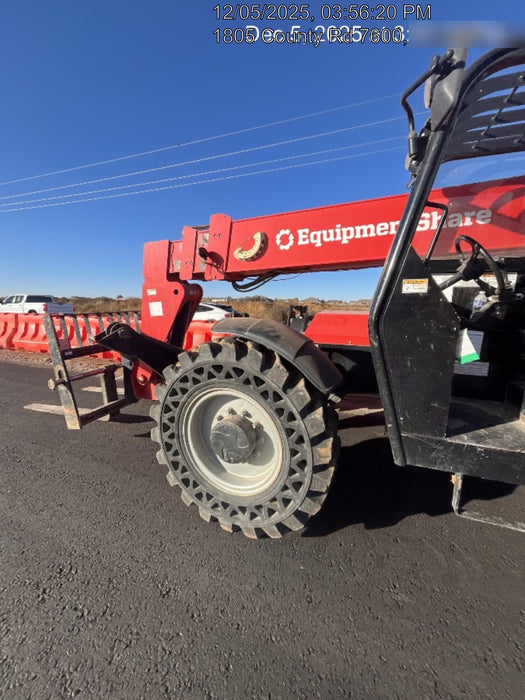 2019 Manitou MTA12042 Canopy, 120 HP , Solid Tires, Work Lights, Lift Hook, Auxiliary Hydraulics w/66" Carriage and 60" Forks