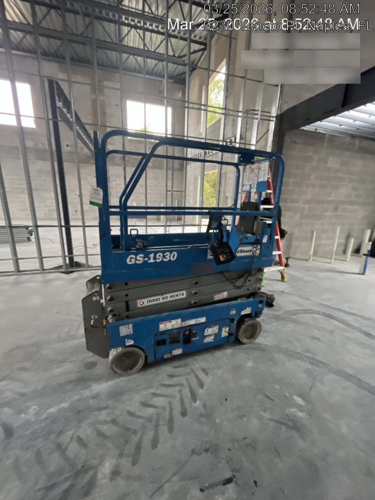 2020 Genie GS-1930 Fixed rails with chain entry gate - Pre A92.20