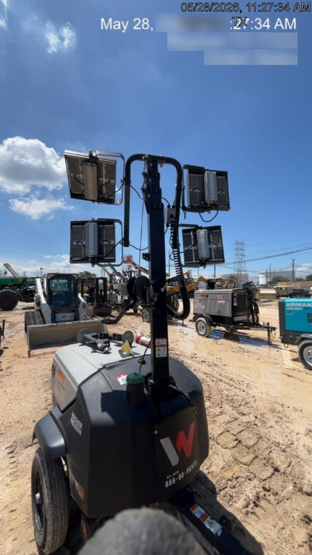 2024 Wacker Neuson LTT4 Diesel, Kohler KDW702, Deep Sea Controller, Auto Start, LED 320W, Bypass Outlet, T3