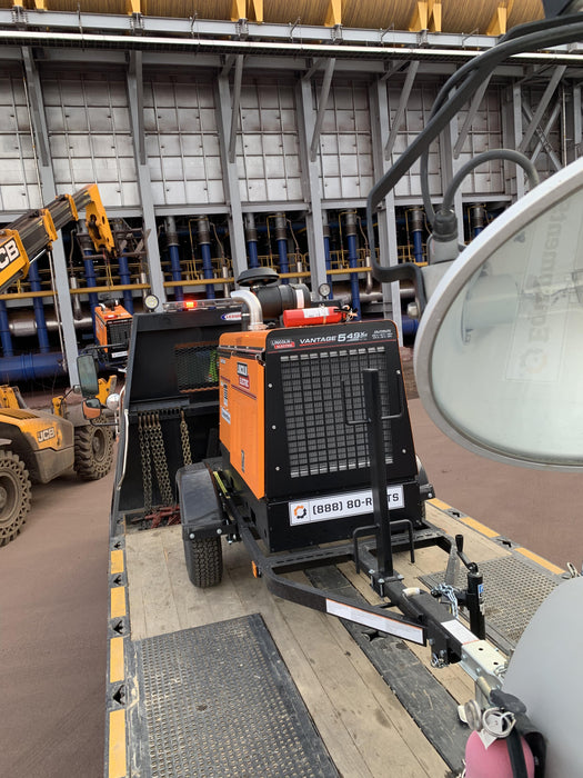 2021 Lincoln Electric Vantage 549X Ready Pak 3, ORANGE (includes trailer, cable rack, fender light kit)