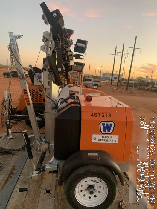 2024 Wanco WLTT-4MM4K Diesel, Deep Sea Controller, Shore Power Plug, Auto Start, (4) 350W LED Floodlights, 4kW Generator, 60 Gal Fuel Tank, 2" Ball, T3