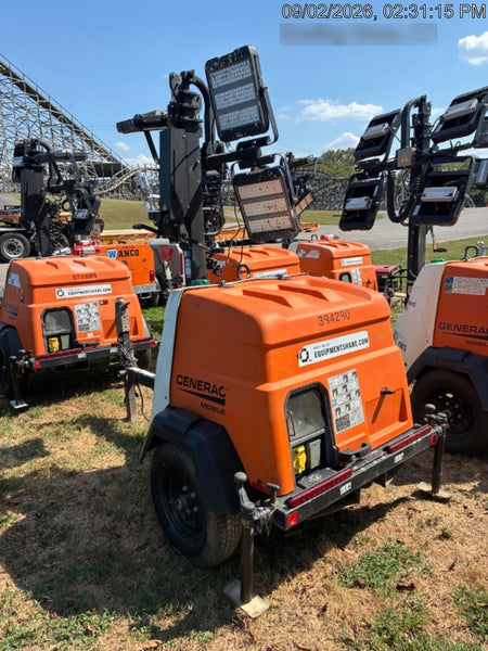 2024 Generac MLT2 Diesel, Flex Switch 120V Input, Powerzone Controller, 
(4) 320W LED Lights, 4kW Generator, 39.9 Gal Fuel Tank, 2" Ball, T3
