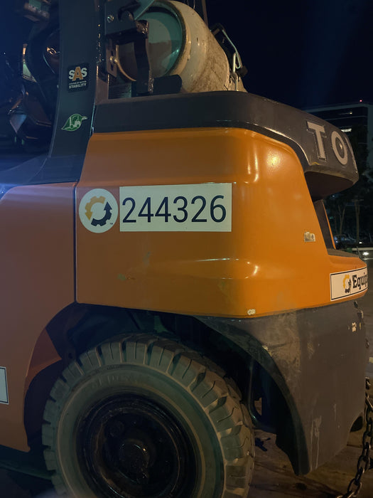 2022 TOYOTA 8FGU25 LP w/ Scale