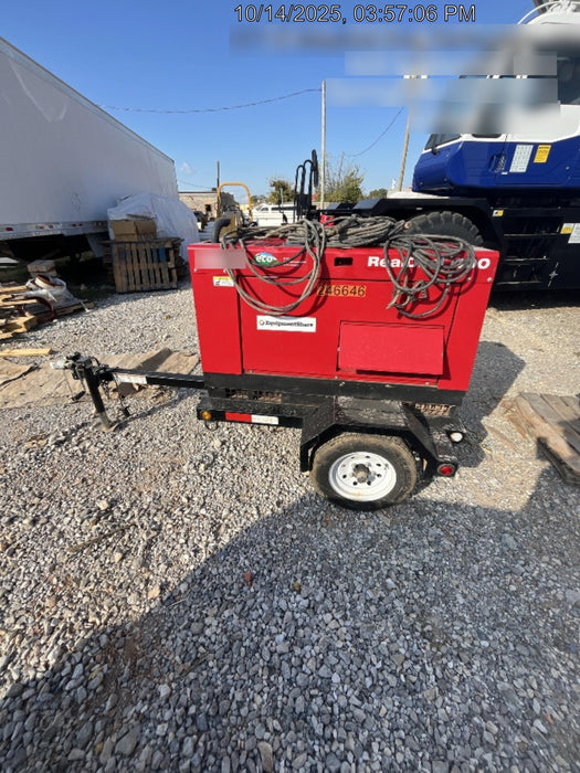 2022 Shindaiwa DGW400MDL Kubota D902 Engine, 23 HP, Dual Op Welder, Wire, Arc, Droop Stick, Tig, and CC Stick Functionality, Simulphase, 3 Phase and 1 Phase Gen Output, Single Axle NB Trlr, Slr Trckl Chrg 12V 12W, Fire Ext