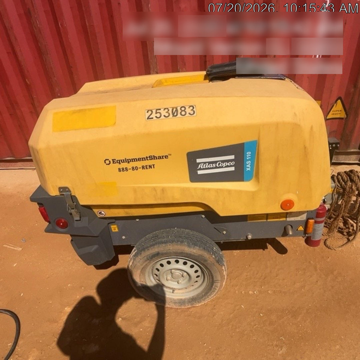2022 ATLAS COPCO XAS 110