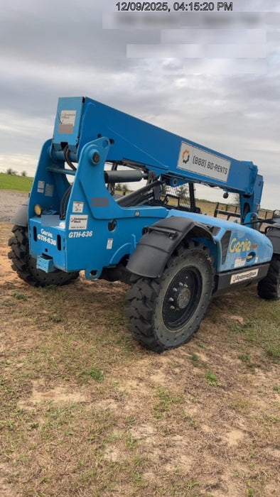 2020 Genie GTH-636 Canopy, Solid Tires, Work Lights, Beacon, Aux Hydraulics, Back up Alarm