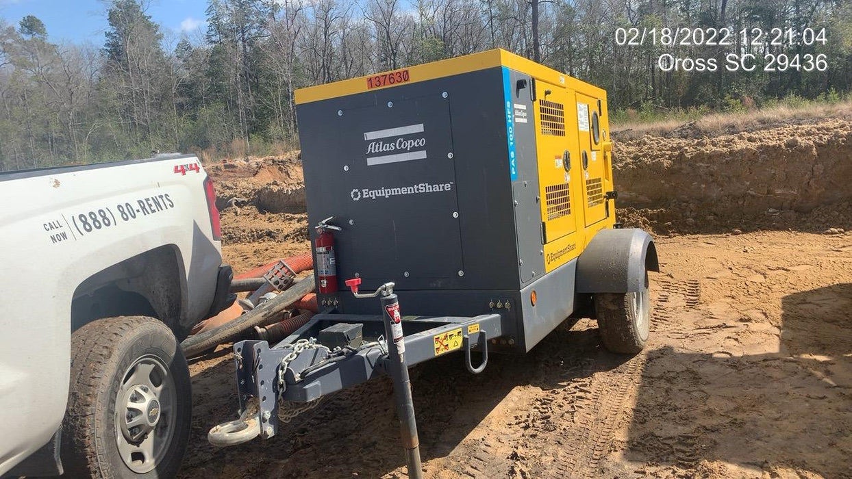 2021 ATLAS COPCO PAS 100 HF CS Enclosed