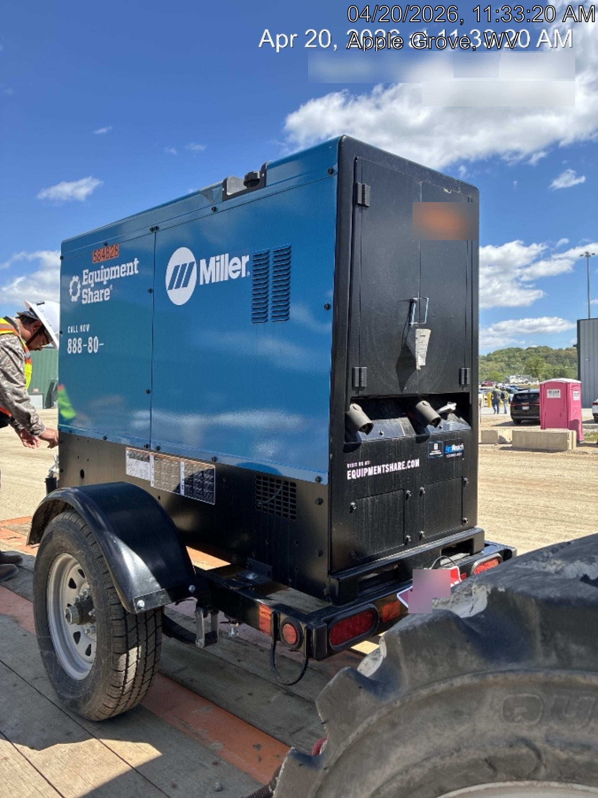 2025 MILLER ELECTRIC BIG BLUE 500