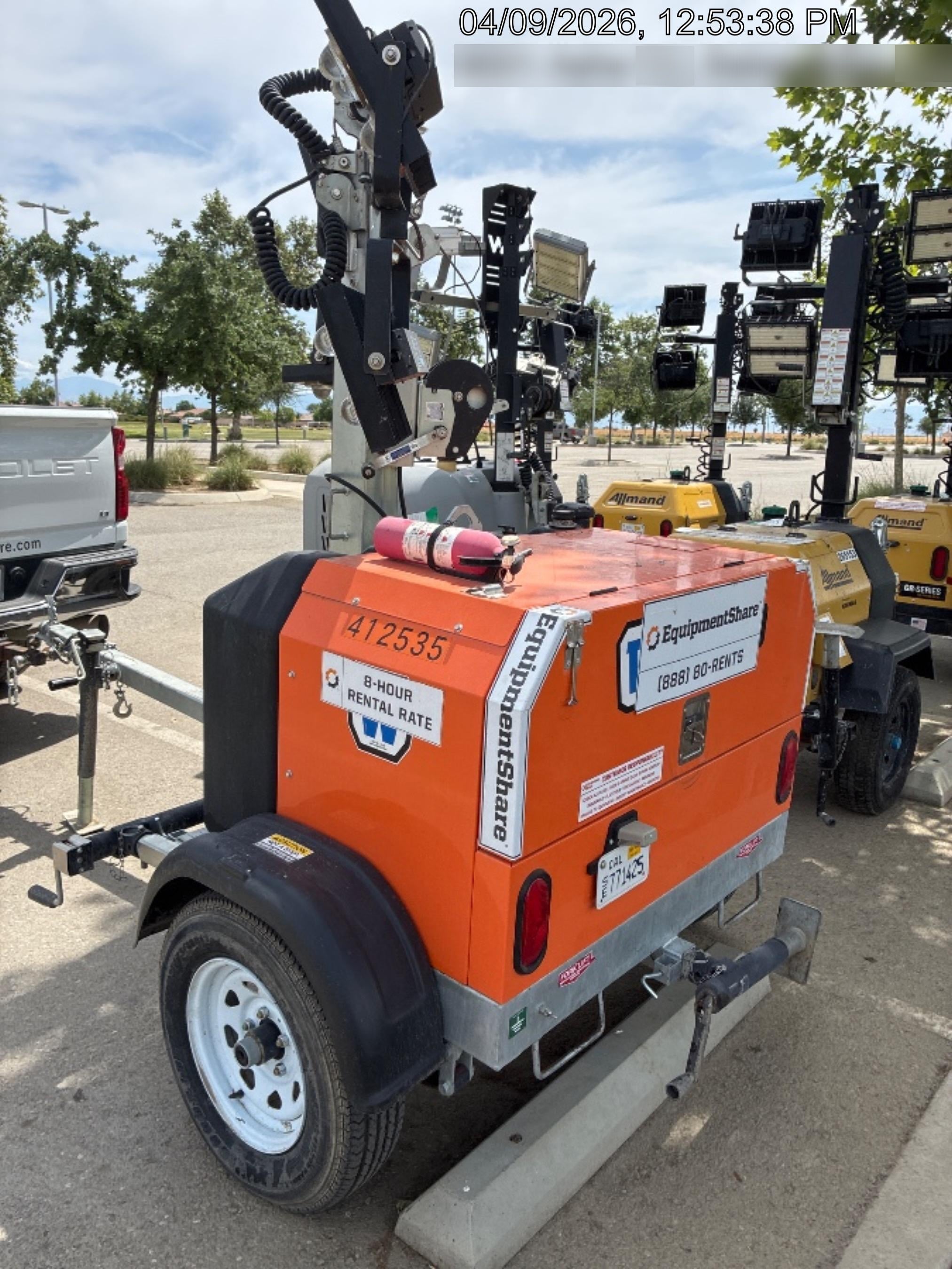 2024 Wanco WLTT-4MM4K Diesel, Deep Sea Controller, Shore Power Plug, Auto Start, (4) 350W LED Floodlights, 4kW Generator, 60 Gal Fuel Tank, 2" Ball, T3