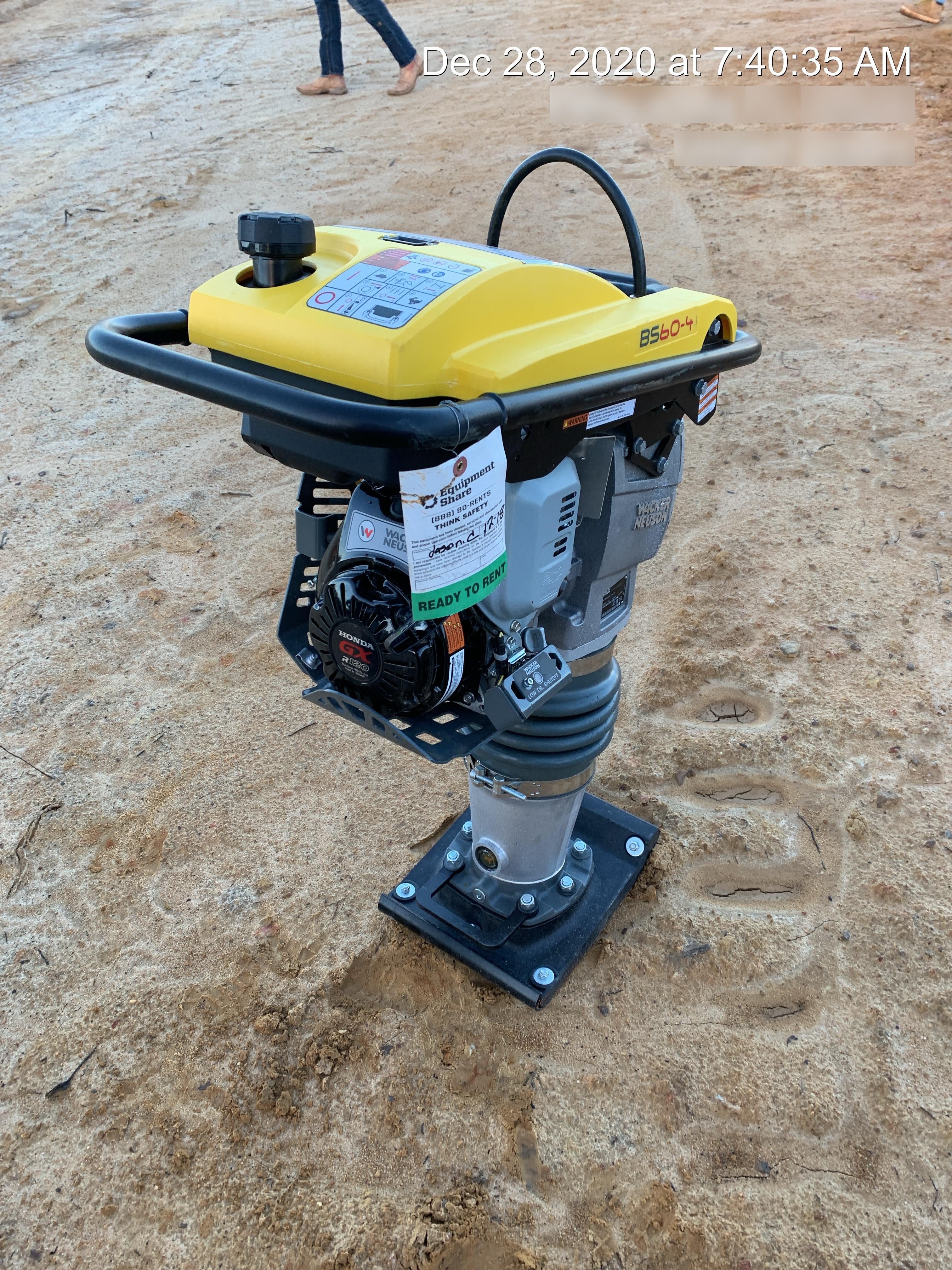 2020 WACKER NEUSON BS60-4As