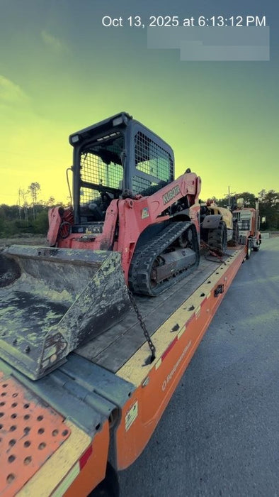 2019 Kubota SVL75-2 Cab/Heat/Air, Standard Tracks, Standard Flow, Hydraulic QC 68" HD Bucket w/ Smooth cutting edge