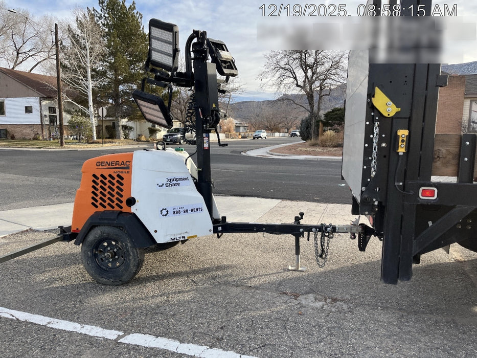 2024 Generac MLT2 Diesel, Flex Switch 120V Input, Powerzone Controller, 
(4) 320W LED Lights, 4kW Generator, 39.9 Gal Fuel Tank, 2" Ball, T3