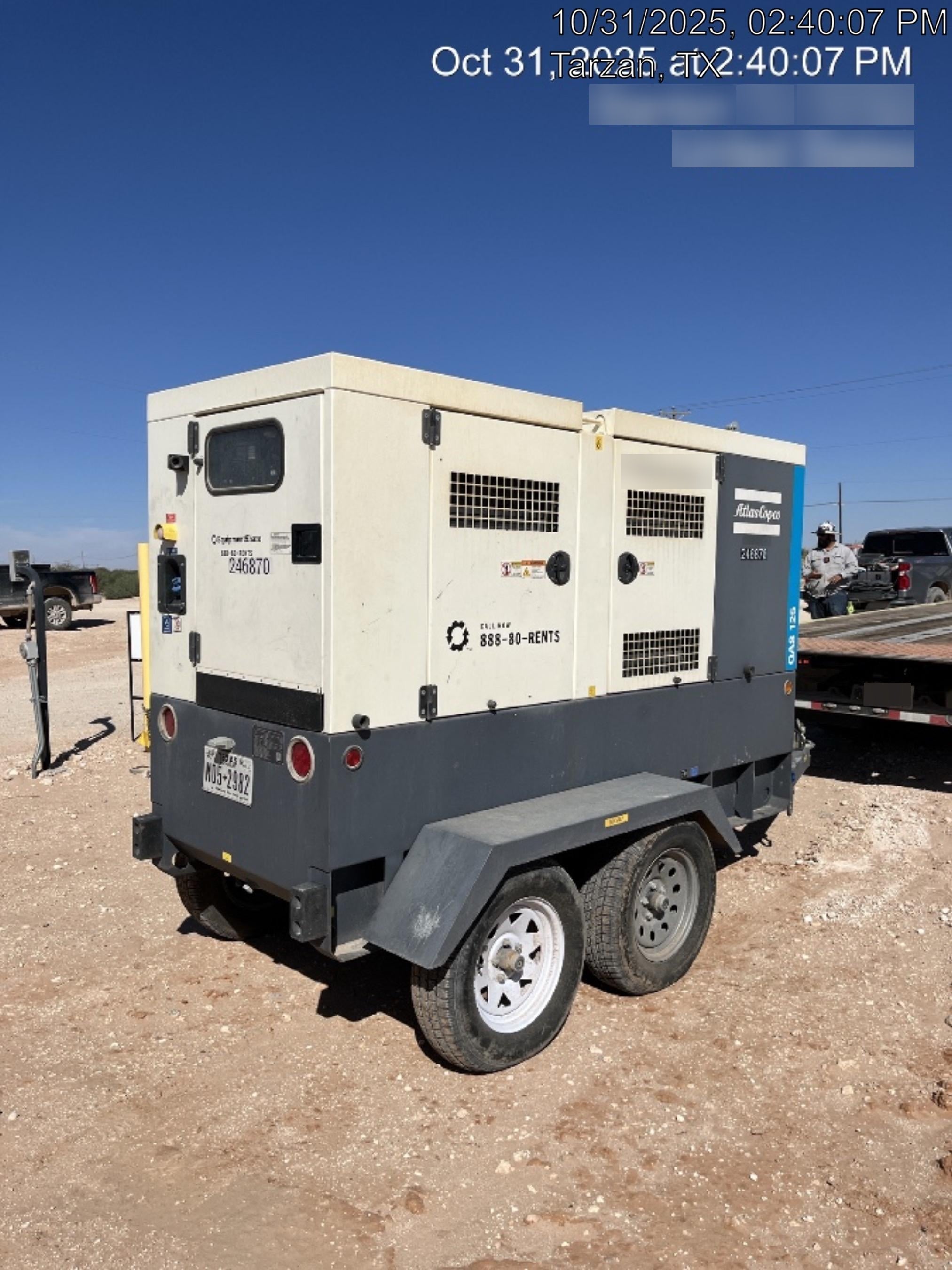 2022 ATLAS COPCO QAS 125