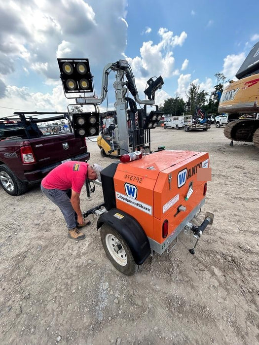 2024 Wanco WLTT-4MM4K Diesel, Deep Sea Controller, Shore Power Plug, Auto Start, (4) 350W LED Floodlights, 4kW Generator, 60 Gal Fuel Tank, 2" Ball, T3