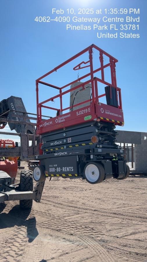 2024 Skyjack SJ3219 Electric Drive, Sld NM Tires, DBcns, RFRails, Power to Platform, T3 + Access Control