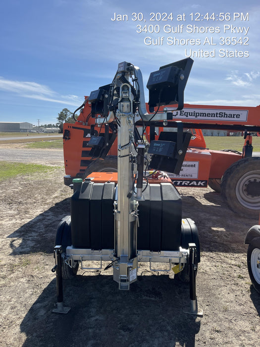 2023 Wanco WLTT-4MM4K Diesel, Deep Sea Controller, Shore Power Plug, Auto Start, (4) 350W LED Floodlights, 4kW Generator, 60 Gal Fuel Tank, 2" Ball, T3