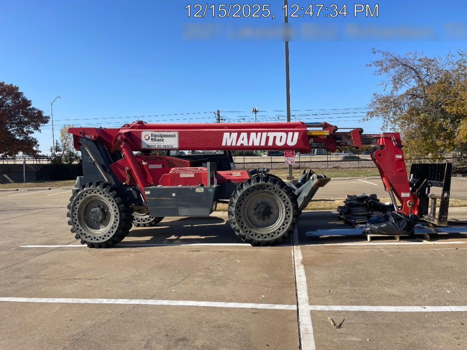2018 Manitou MTA10055 Manitou MTA10055 - Canopy, Worklights, Beacon, 66" Carriage, 60" Forks, Solid Tires, Aux Hydraulics
