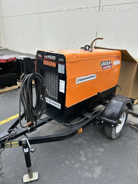 2022 Lincoln Electric LE400 Kubota V1505, Trlr, Cable Rack, Light Kit, ES Decals, T3