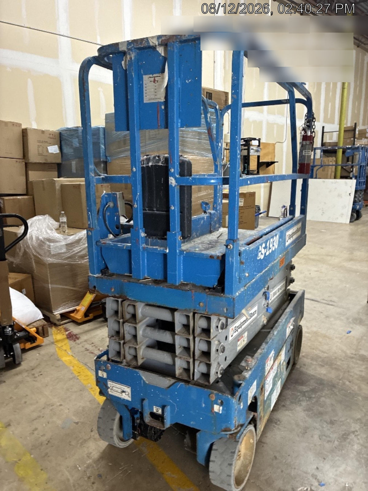 2019 Genie GS-1930 Fixed Rails with Chain Entry