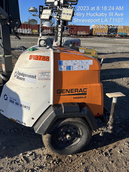 2023 Generac MLT2 Diesel, Flex Switch 120V Input, Powerzone Controller, (4) 320W LED Lights, 4kW Generator, 39.9 Gal Fuel Tank, 2" Ball, T3