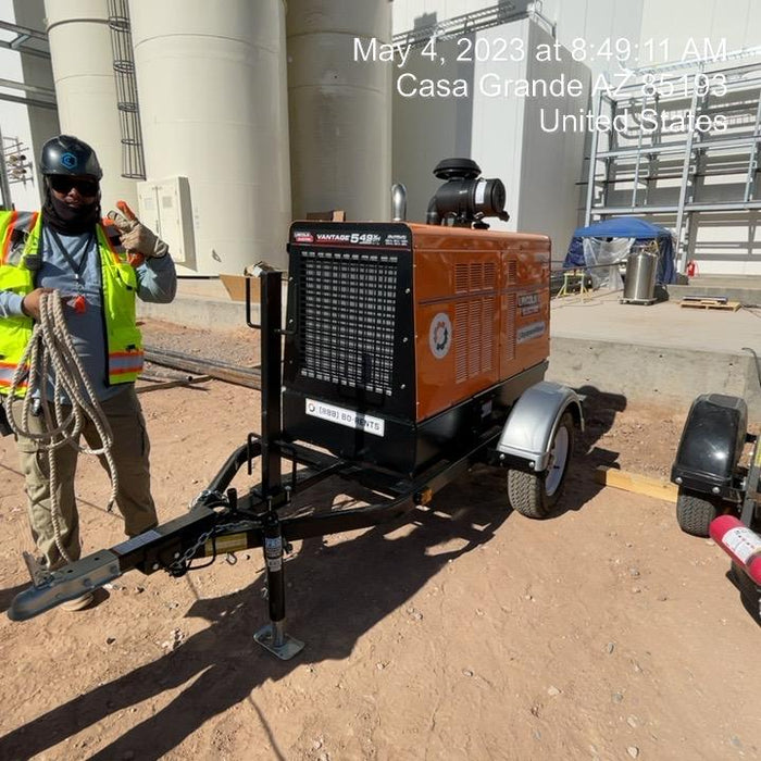 2023 Lincoln Electric Vantage 549X Crosslink Technology, Trailer Mounted, ES Decals, T3