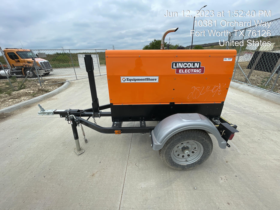 2022 Lincoln Electric LE400 Kubota V1505, Trlr, Cable Rack, Light Kit, ES Decals, T3