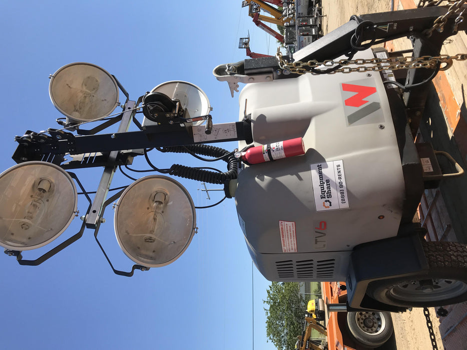2019 Wacker Neuson LTV6L-MH Wacker Neuson LTV6L Mobile Light Tower w/Fuel Level Sensor Installed