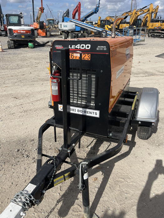 2022 Lincoln Electric LE400 Kubota V1505, Trlr, Cable Rack, Light Kit, ES Decals, T3