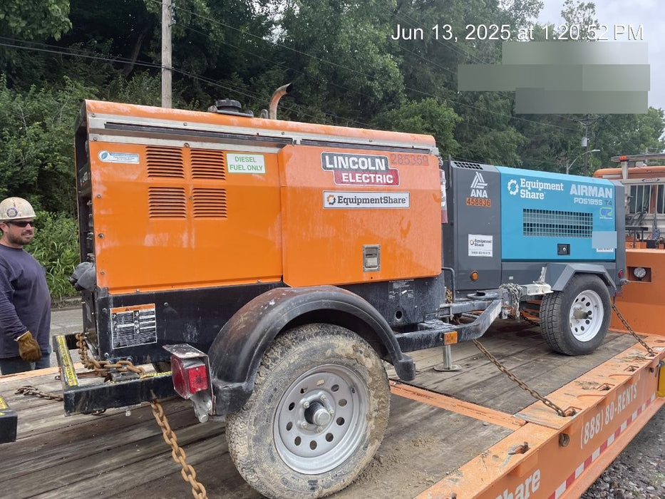 2022 Lincoln Electric LE400 Kubota V1505, Trlr, Cable Rack, Light Kit, ES Decals, T3