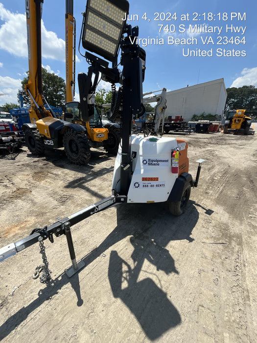 2023 Generac MLT2 Diesel, Flex Switch 120V Input, Powerzone Controller, 
(4) 320W LED Lights, 4kW Generator, 39.9 Gal Fuel Tank, 2" Ball, T3