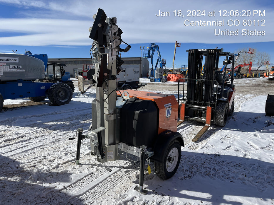 2023 Wanco WLTT-4MM4K Diesel, Deep Sea Controller, Shore Power Plug, Auto Start, (4) 350W LED Floodlights, 4kW Generator, 60 Gal Fuel Tank, 2" Ball, T3