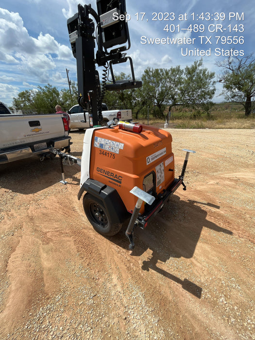 2023 Generac MLT2 Diesel, Flex Switch 120V Input, Powerzone Controller, (4) 320W LED Lights, 4kW Generator, 39.9 Gal Fuel Tank, 2" Ball, T3