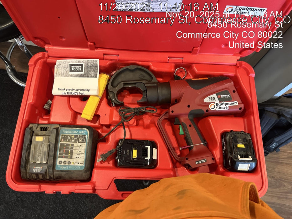 2025 BURNDY PAT750LI