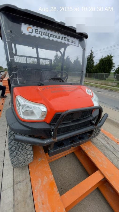 2021 Kubota RTV-X1140W-H Plastic Canopy, Windshield Acrylic Clear, LED Strobe Light, Wire Harness Kit, Back up Alarm