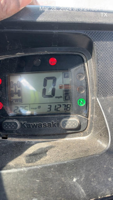 2022 Kawasaki Mule PRO-DXT Standard Options, Backup Alarm, Beacon, Plastic Hard Top, Poly Windshield, Horn Kit