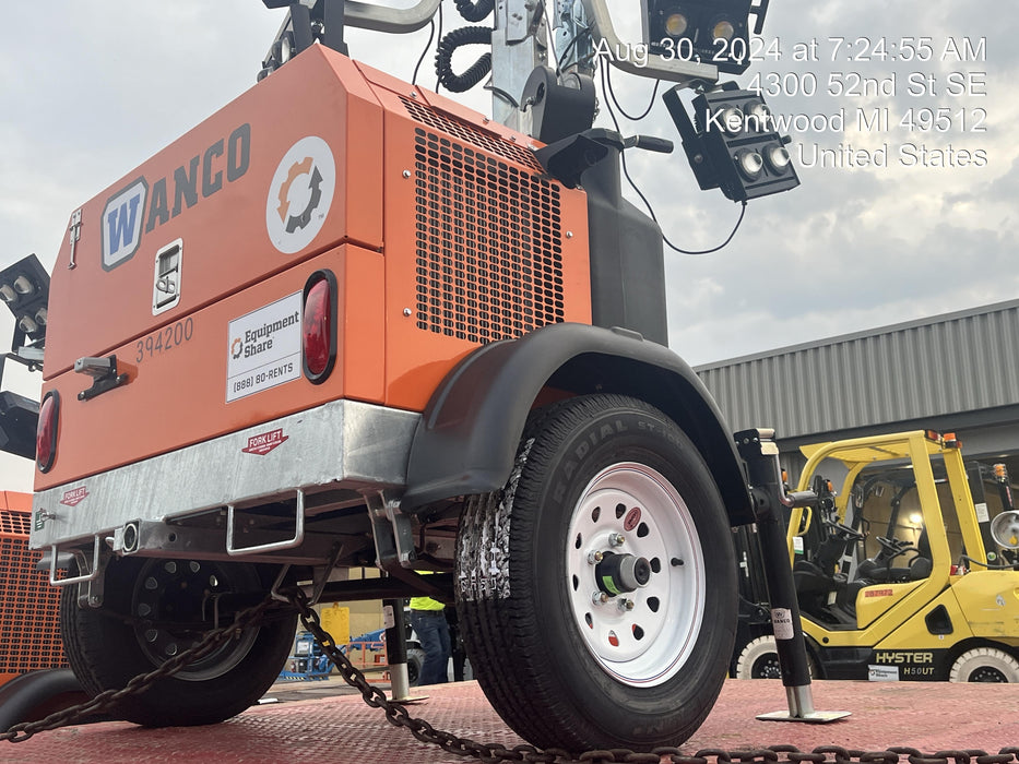 2024 Wanco WLTT-4MM4K Diesel, Deep Sea Controller, Shore Power Plug, Auto Start, (4) 350W LED Floodlights, 4kW Generator, 60 Gal Fuel Tank, 2" Ball, T3