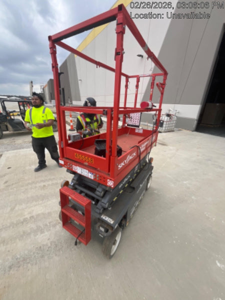 2024 Skyjack SJ3219 Electric Drive, Sld NM Tires, DBcns, RFRails, Power to Platform, T3 + Access Control