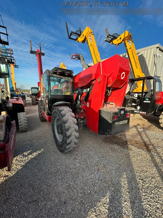2020 Manitou MTA12055SER3 Cab/Heat/Air, Solid Tires, Amber Strobe, Lift Hook w/66" Carriage, 60" Forks