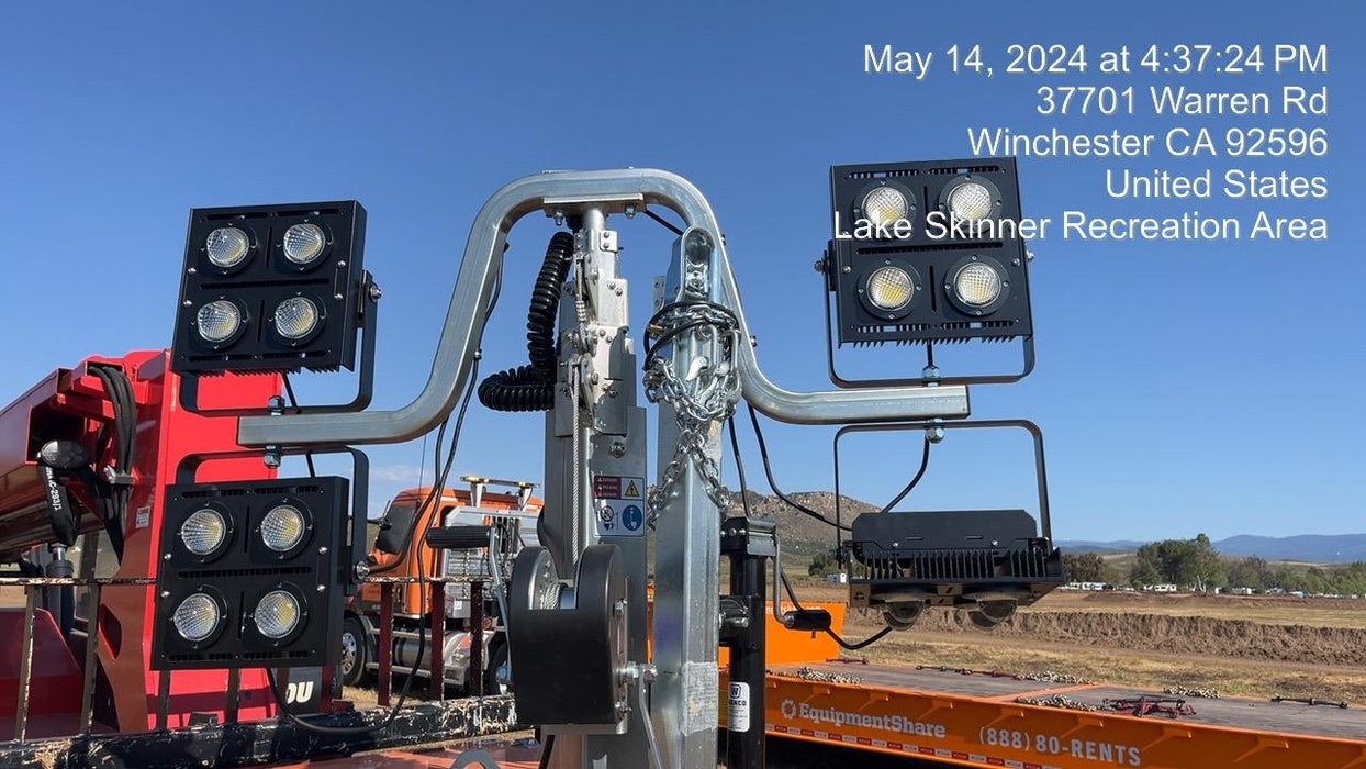 2024 Wanco WLTT-4MM4K Diesel, Deep Sea Controller, Shore Power Plug, Auto Start, (4) 350W LED Floodlights, 4kW Generator, 60 Gal Fuel Tank, 2" Ball, T3