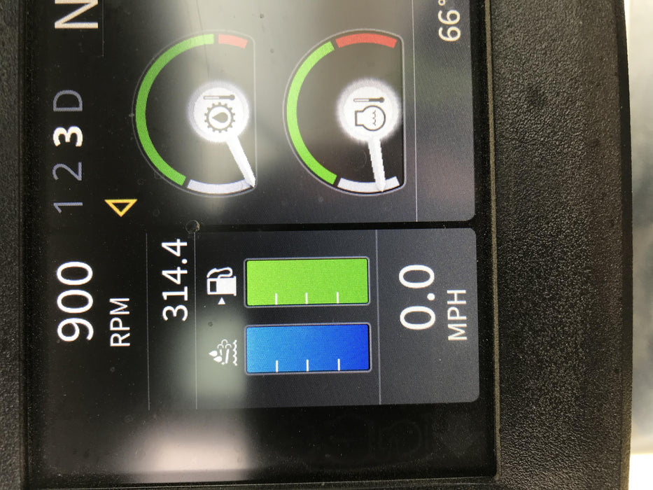 2019 John Deere 524L Cab/Heat/AIR, 3rd Function Hydraulics, Hydraulic JRB QC 2.75 Yd. Bucket, 60" Carriage/72" Forks